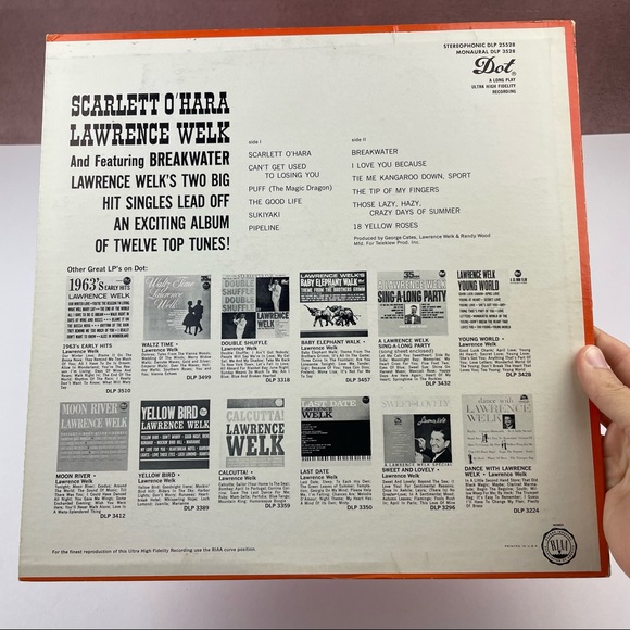 Vintage Scarlett O'Hara Lawrence Welk Vinyl Music Record Featuring Breakwater - Picture 4 of 4